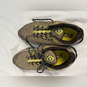 Merrell Men's Tan and Yellow Athletic Shoes